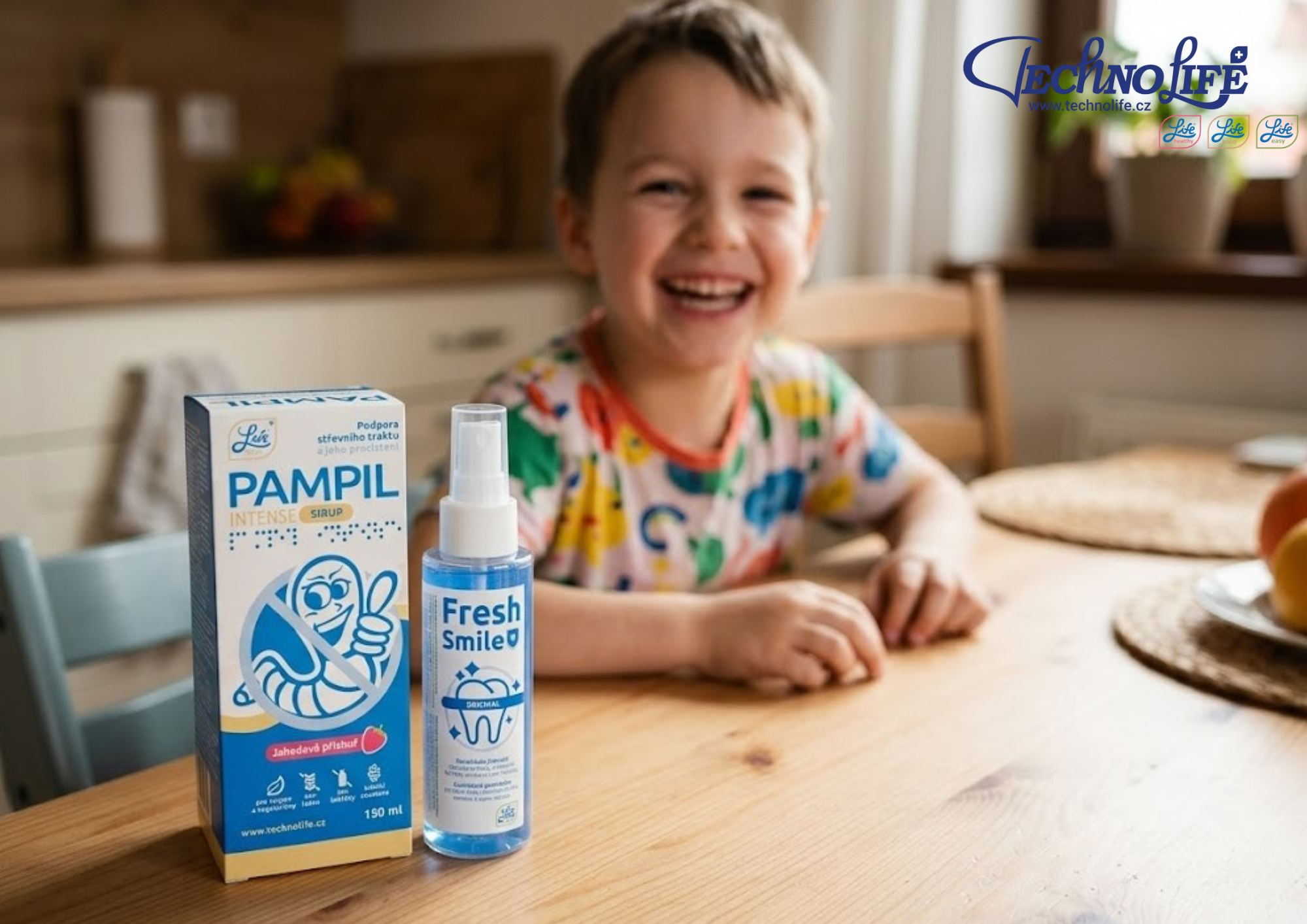 Pampil Intense: Jahodové aroma a jasně popsané složení